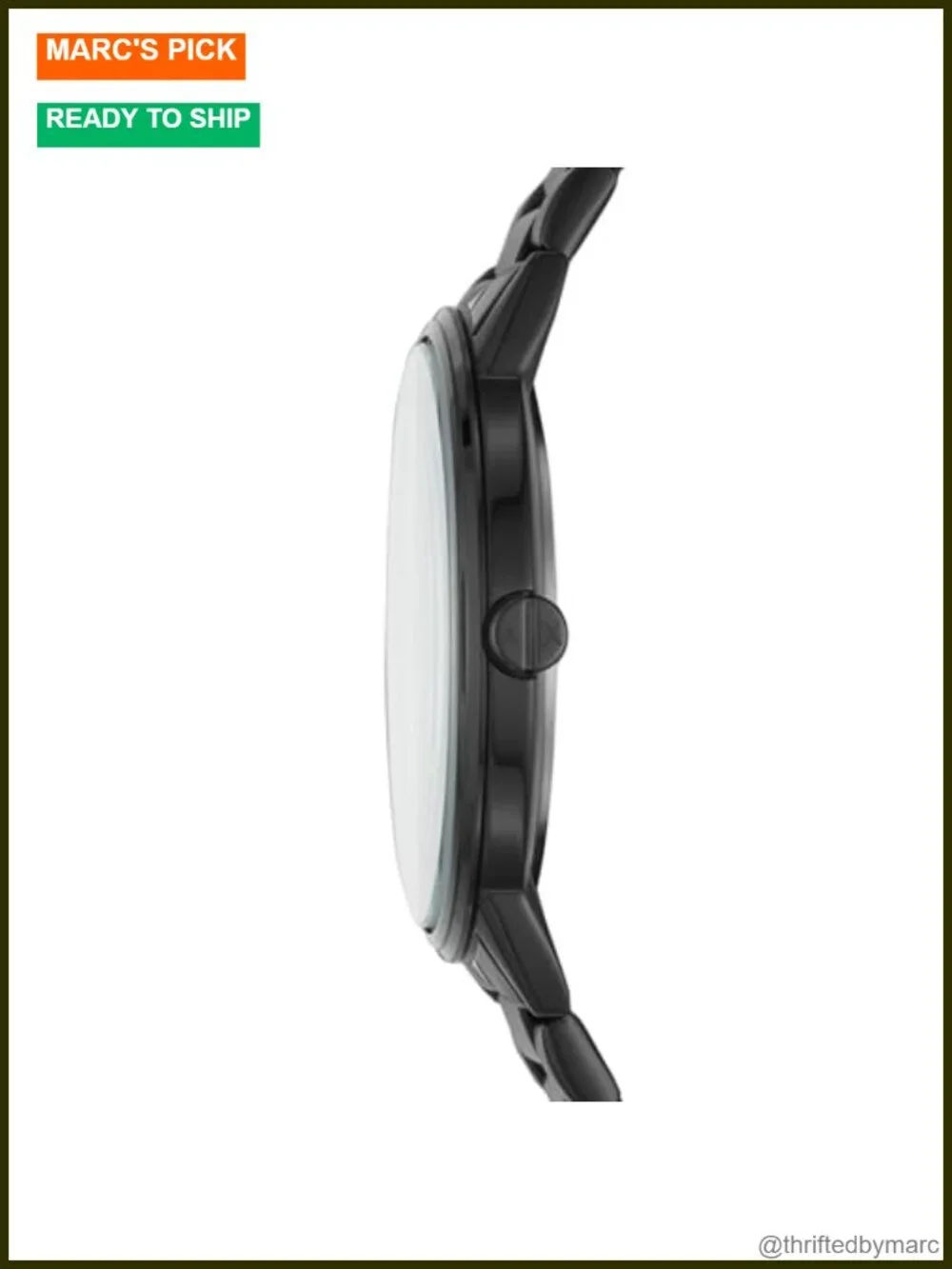 Men's Quartz Watch with Stainless Steel Bracelet, Three-Hand Movement